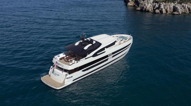 开元体育美国Lazzara Yachts 31米“超高容积”游艇内部效果图揭晓(图3)